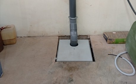 Camara despresurización Radón.